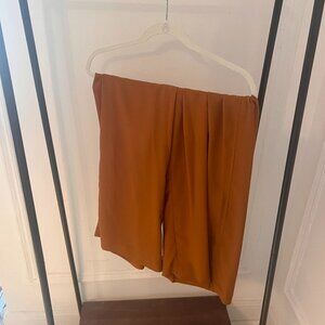 Madewell Pants (Loose, Ankle-Length, Burnt Orange)